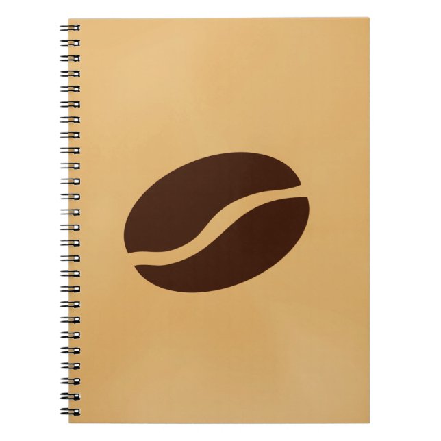 Kaffeebohnen Notizblock (Vorderseite)