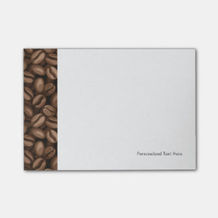 Kaffeebohnen Post-it Klebezettel