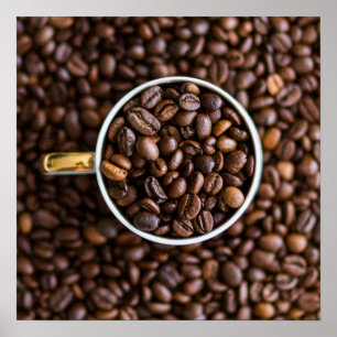 Kaffeebohnen-Poster Poster