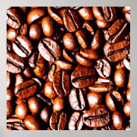 Kaffeebohnen-Poster