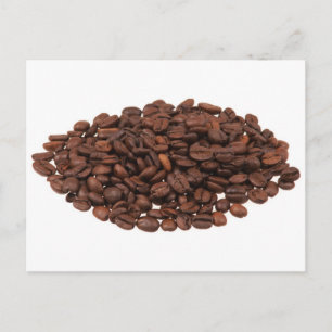Kaffeebohnen Postkarte