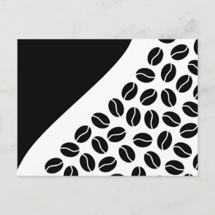 Kaffeebohnen Postkarte