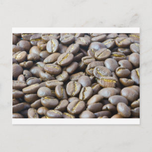 Kaffeebohnen Postkarte