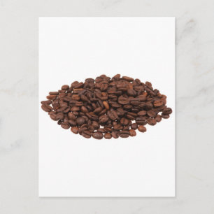 Kaffeebohnen Postkarte