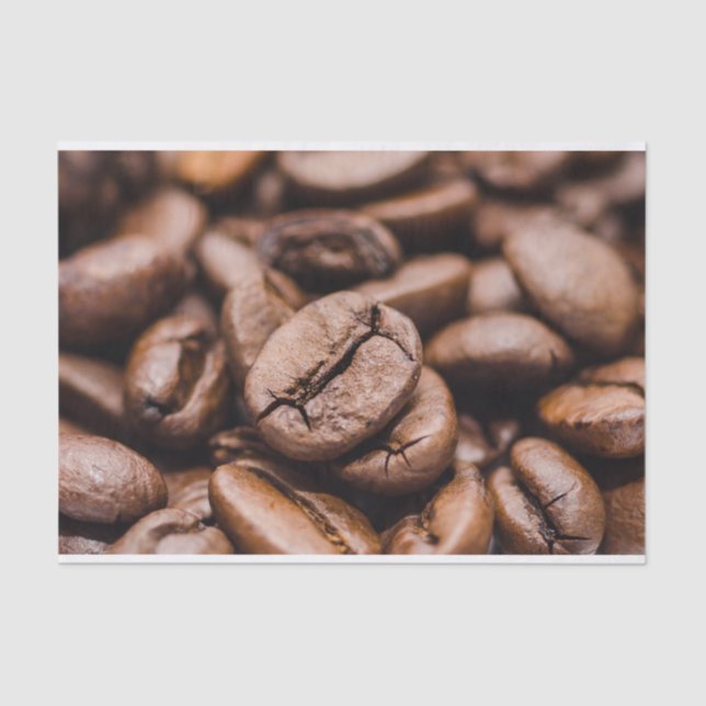 Kaffeebohnen Seidenpapier (Vorderseite)