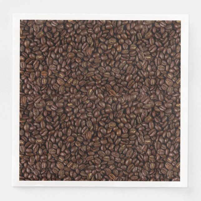 Kaffeebohnen Serviette (Vorderseite)