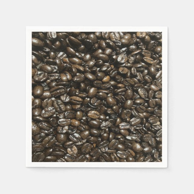Kaffeebohnen Serviette (Vorderseite)