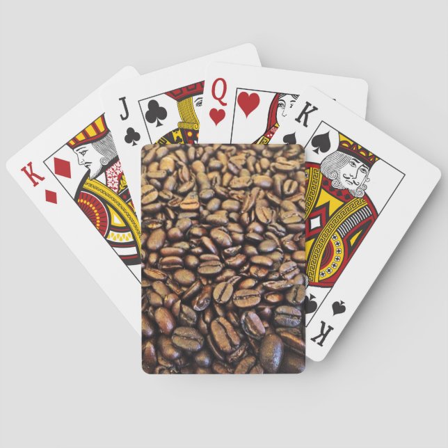 Kaffeebohnen Spielkarten (Rückseite)
