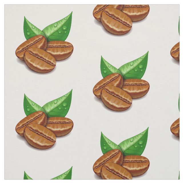 Kaffeebohnen Stoff (Muster)