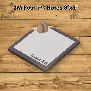 Kaffeebohnen-Symbol Post-it Klebezettel