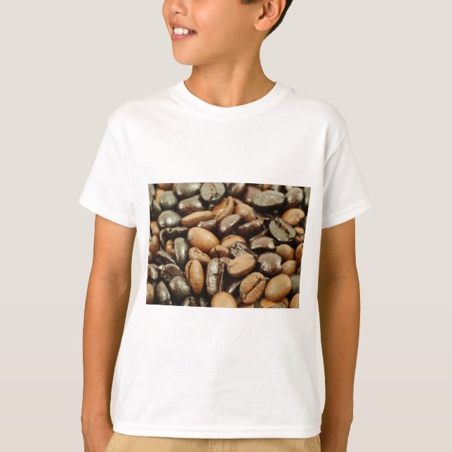 Kaffeebohnen T-Shirt (Vorderseite)