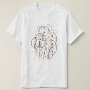 Kaffeebohnen-Unschärfe T-Shirt