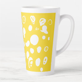 Kaffeebohnendesign Latte Tasse