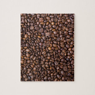 Kaffeebohnenmuster Puzzle