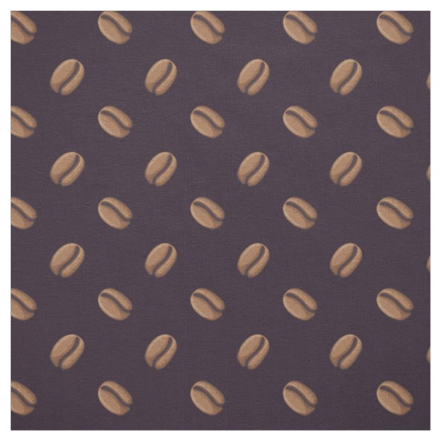 Kaffeebraun-Icon-Muster Stoff (Muster)