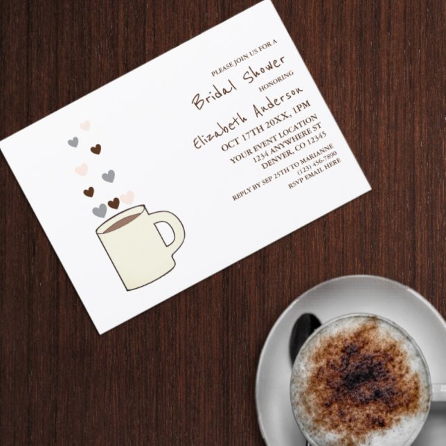 Kaffeebrautabschiedsparty Einladung (Von Creator hochgeladen)