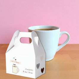 Kaffeebrautabschiedsparty Geschenkschachtel
