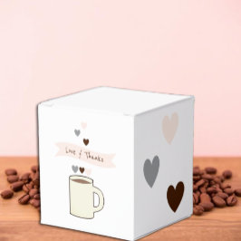 Kaffeebrautabschiedsparty Geschenkschachtel