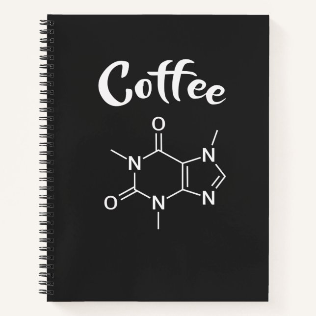 Kaffeechemie Notizbuch (Vorderseite)