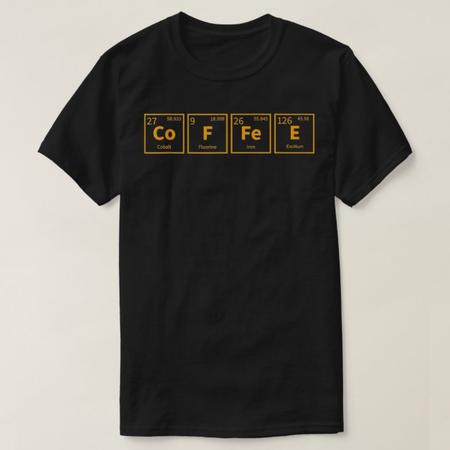 Kaffeechemie T-Shirt (Design vorne)