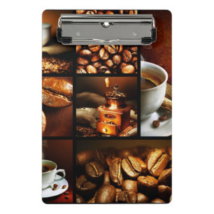 Kaffeecollage 2 mini klemmbrett