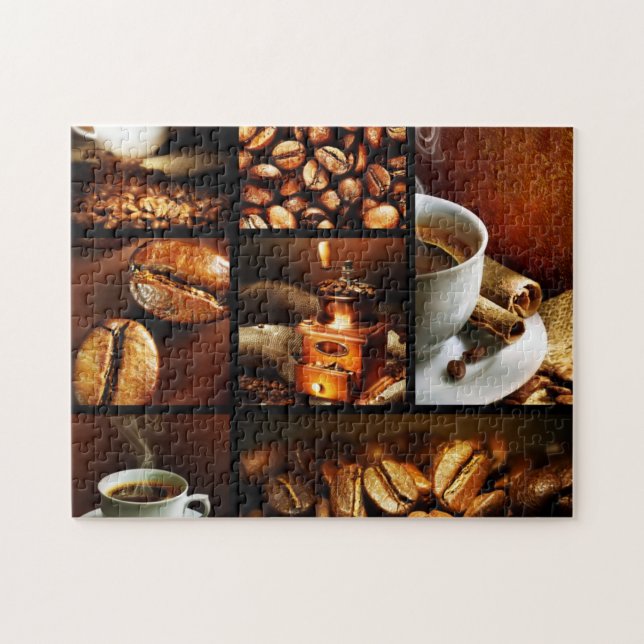 Kaffeecollage 2 puzzle (Horizontal)