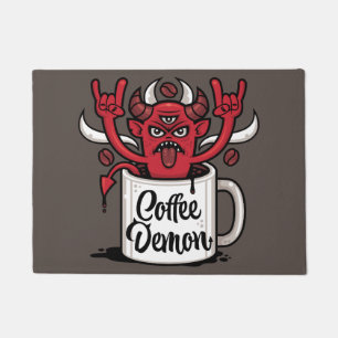 Kaffeedemon Fußmatte