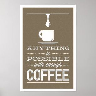 Kaffeedruck Poster