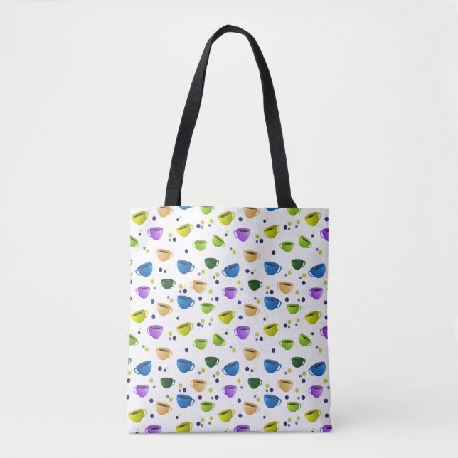 KAFFEEEKÜCHE & POLKA-DOTS TOTE BAG (Vorderseite)