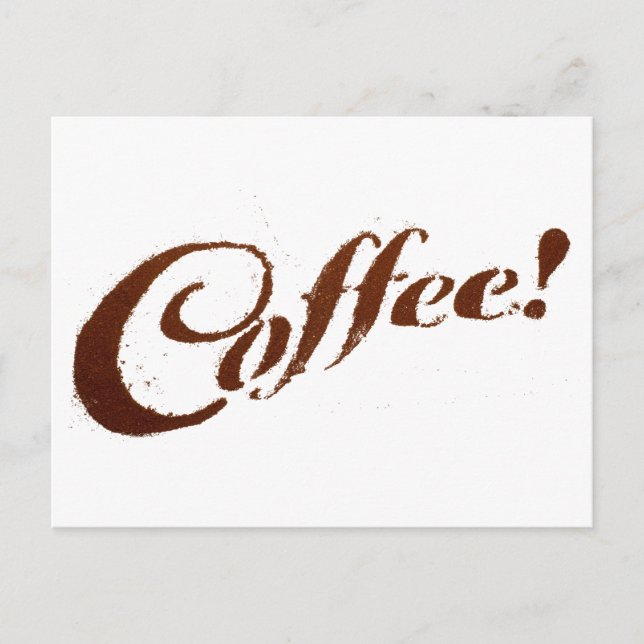 Kaffeeerde Kaffee - Postkarte (Vorderseite)