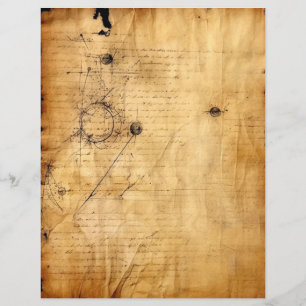 Kaffeefarbenes Papier Briefmarke Flecken