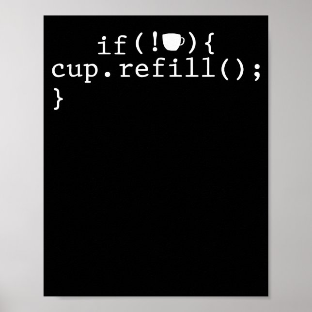 Kaffeefüllstands-Intelligente Kodierungssoftware-I Poster (Vorne)