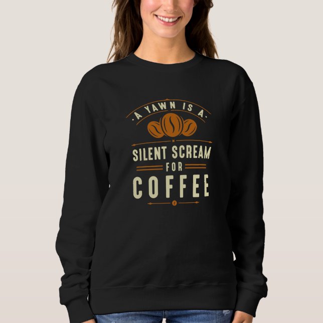 Kaffeegase Sweatshirt (Vorderseite)