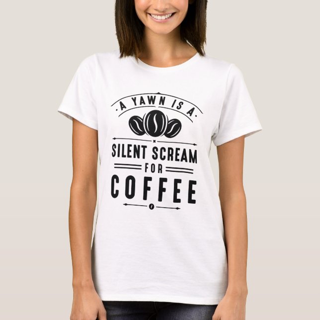 Kaffeegase T-Shirt (Vorderseite)