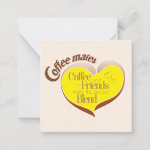 Kaffeegemeinschaft Mitteilungskarte