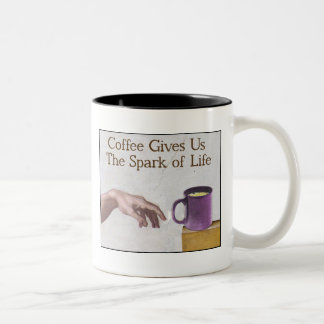 Kaffeegenesis-Tasse Zweifarbige Tasse
