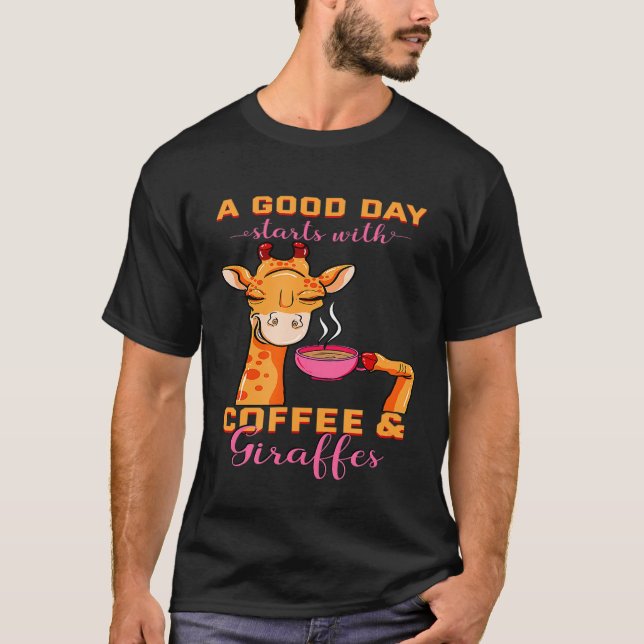 Kaffeegeniche Tasse Tier Cappuccino Espresso Beere T-Shirt (Vorderseite)
