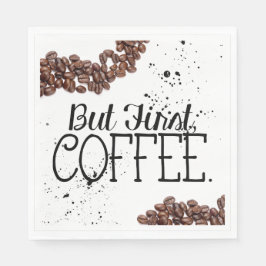 Kaffeegesichtspapier Napkin Serviette