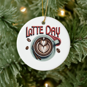 Kaffeegetränke Keramik Ornament