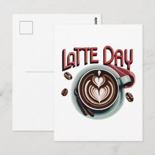 Kaffeegetränke Postkarte