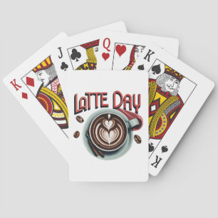 Kaffeegetränke Spielkarten