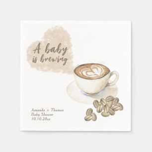 Kaffeehaus Babydusche Serviette