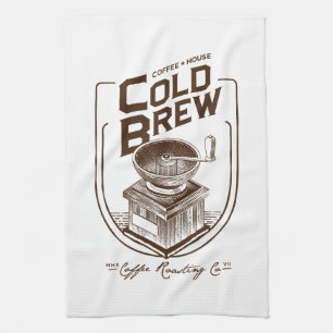 Kaffeehaus Cold Brew Kaffee Röstfirma Geschirrtuch