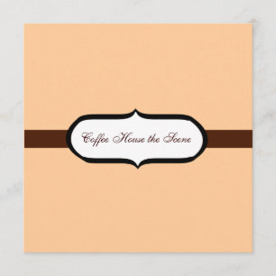 Kaffeehaus Einladung