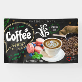 Kaffeehaus Espresso Café Drinks modern Business B Banner