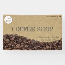 Kaffeehaus Espresso Café Drinks modern Business Banner