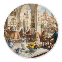 Kaffeehaus im sizilianischen Stil aus dem 18. Jahr