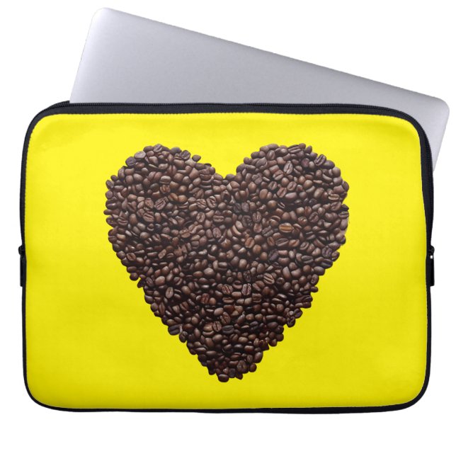 Kaffeehaus Laptopschutzhülle (Vorderseite)