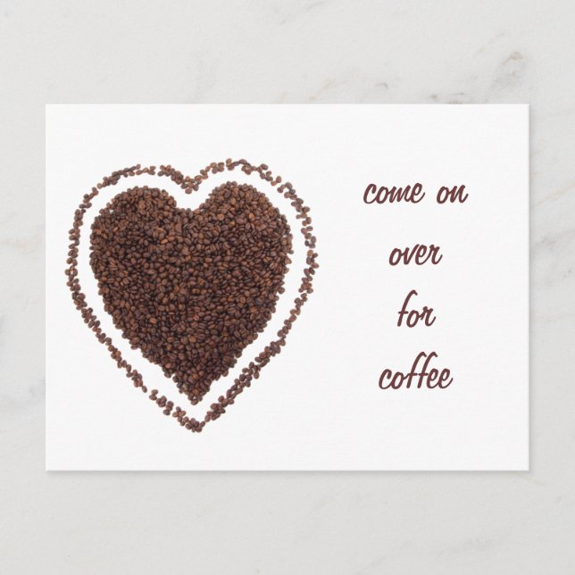 Kaffeehaus Postkarte (Vorderseite)