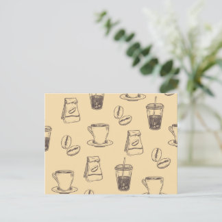 Kaffeehaus. Postkarte